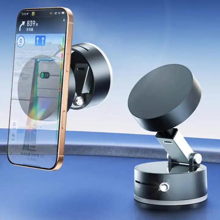 Magnetic Car Phone Holder 360° Rotatable Strong Magnet Mount,Securely Holds All Smartphones, One-Hand Operation, Anti-Slip & Stable Design,Easy Dashboard Installation,Ensures Safe, Hands-Free Driving