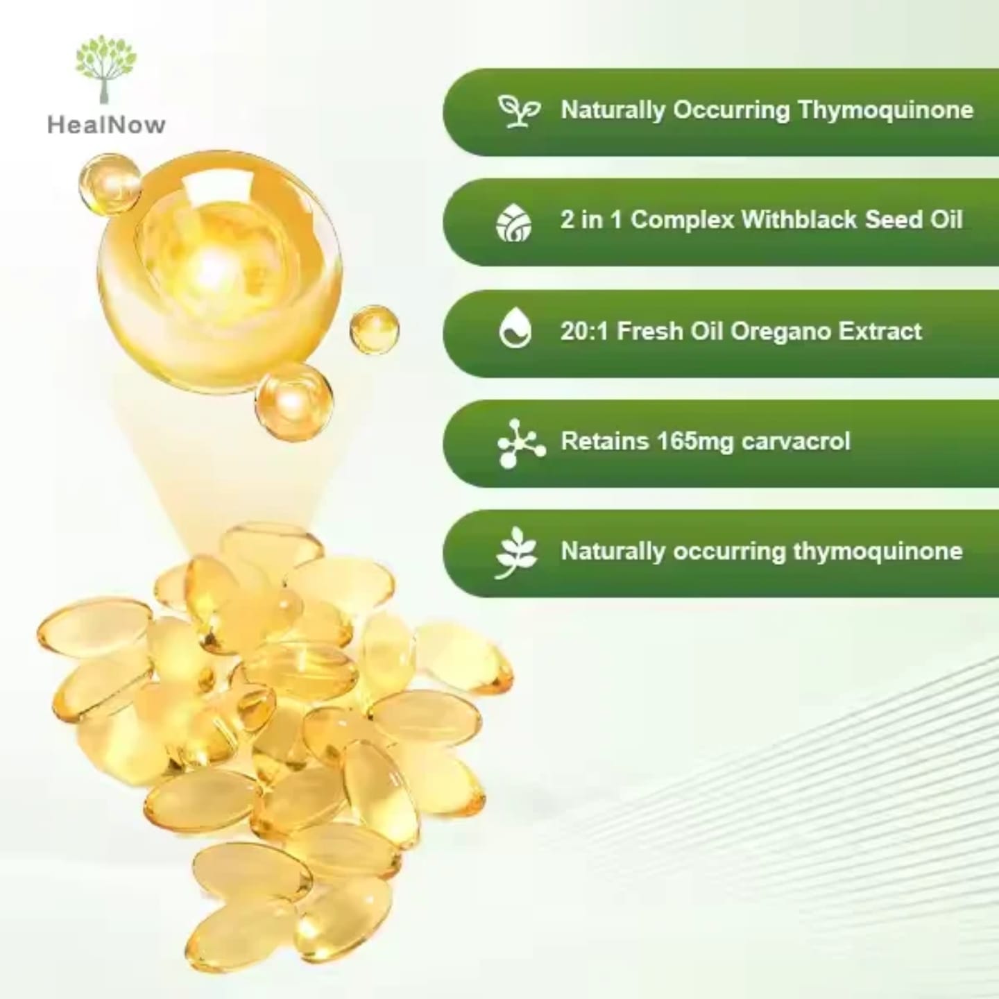 Oil of Oregano 6,000mg with Black Seed Oil – 180 Softgels | Immune Booster, Antioxidant & Respiratory Support | Ultra High Carvacrol (80%) + Thymoquinone | Natural Antibacterial, Antiviral