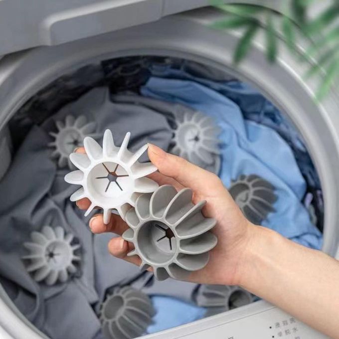 10Pcs Reusable Laundry Balls Scrubbing Balls Anti Tangle Silicone Dryer Balls Washing Machine Ball Fabric Softener Alternative For Clothes Deep Cleaning Anti-Winding