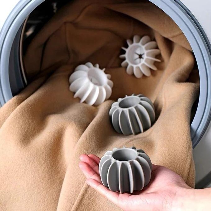 10Pcs Reusable Laundry Balls Scrubbing Balls Anti Tangle Silicone Dryer Balls Washing Machine Ball Fabric Softener Alternative For Clothes Deep Cleaning Anti-Winding