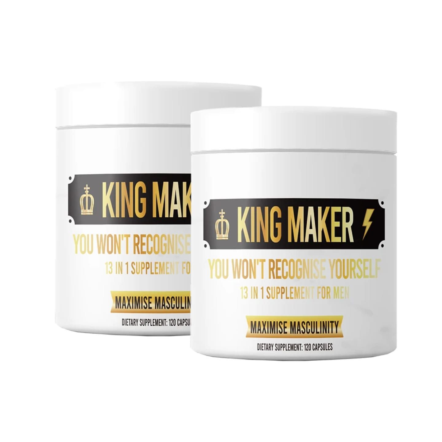 KING MAKER 13-IN-1 MEN'S SUPPLEMENT – BOOSTS LIBIDO, ERECTION, TESTOSTERONE, STAMINA, ENDURANCE & SEXUAL PERFORMANCE (120 CAPS)