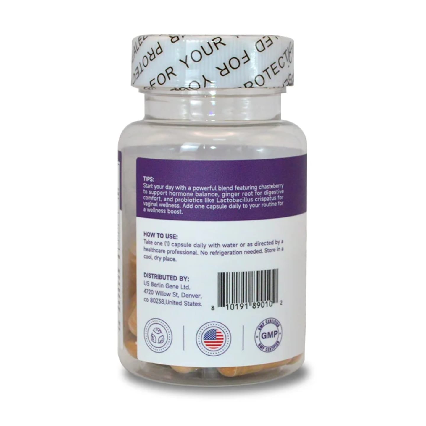 Healthy Care Probiotics for Women – Vaginal Health Supplement with Odor Control & pH Balance, Hormonal Balance & PMS Relief, UTI Prevention Support – Natural Formula Dietary Supplement – 30 Capsules