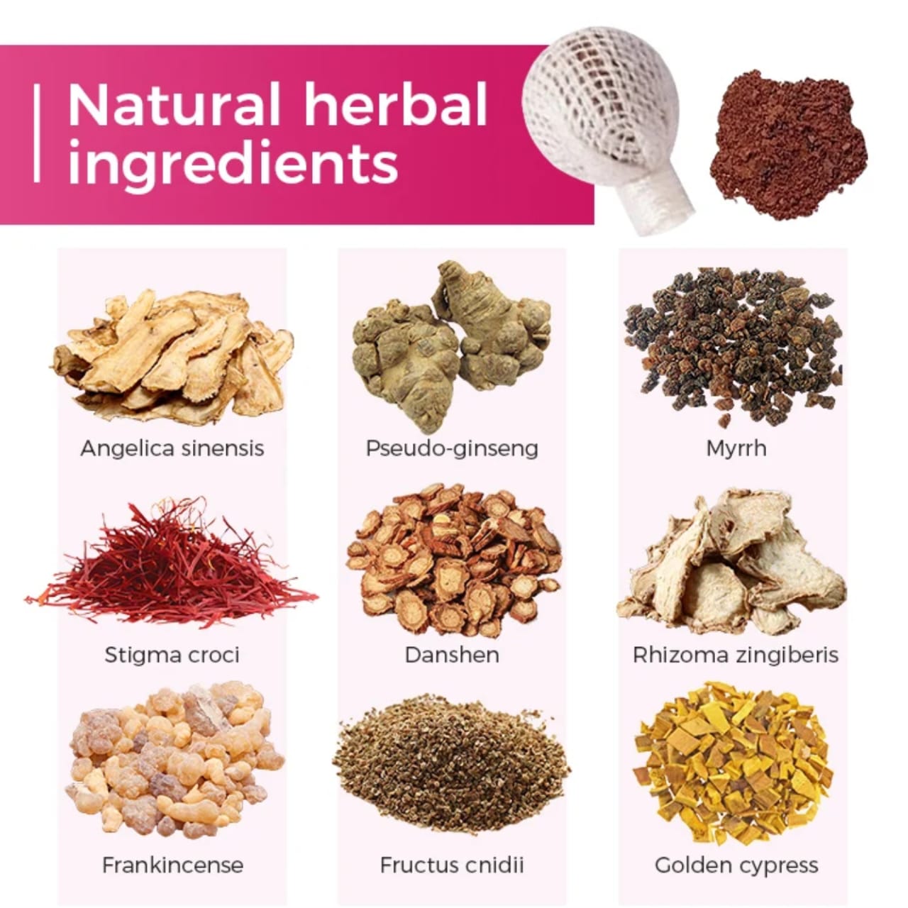 Vaginal Yoni detox pearls improve issues like Low libido, Infertility, Yeast infections, Vaginal dryness, looseness, odor, irregular periods, PMS, period cramps, PCOS, UTI, Uterine fibroids