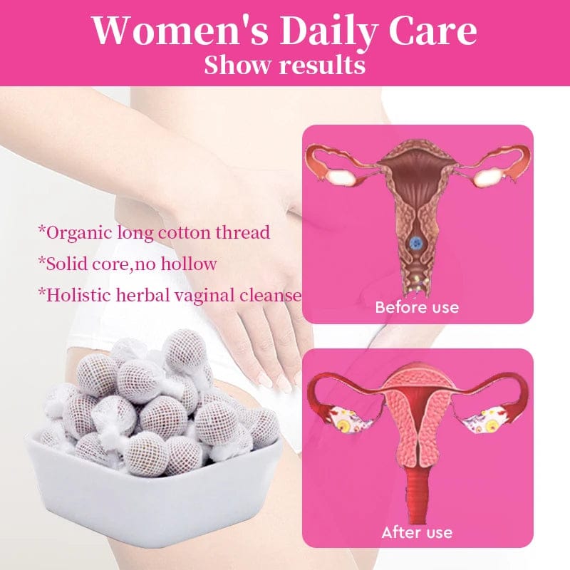 Vaginal Yoni detox pearls improve issues like Low libido, Infertility, Yeast infections, Vaginal dryness, looseness, odor, irregular periods, PMS, period cramps, PCOS, UTI, Uterine fibroids