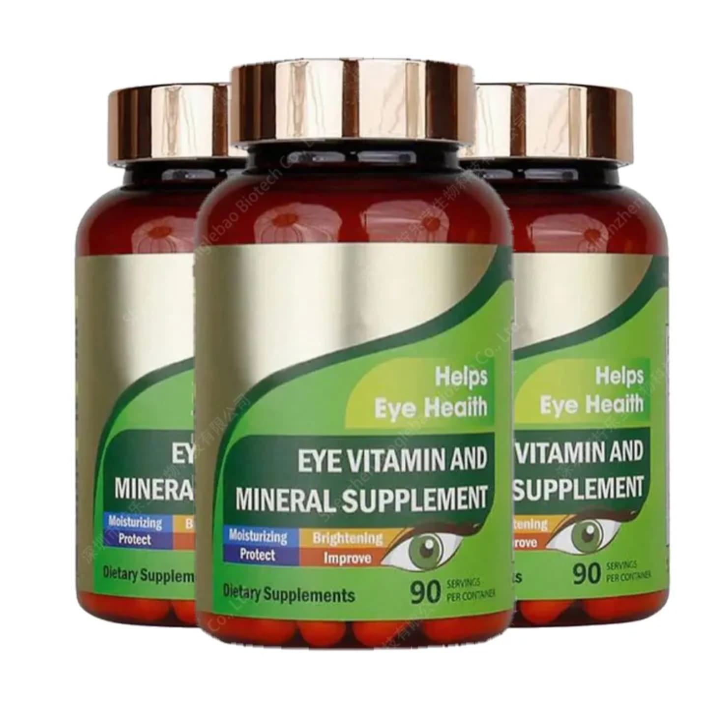 EYE VITAMIN AND MINERAL SUPPLEMENT 90 CAPSULES – VISION SUPPORT, EYE HEALTH & DAILY NUTRIENT FORMULA