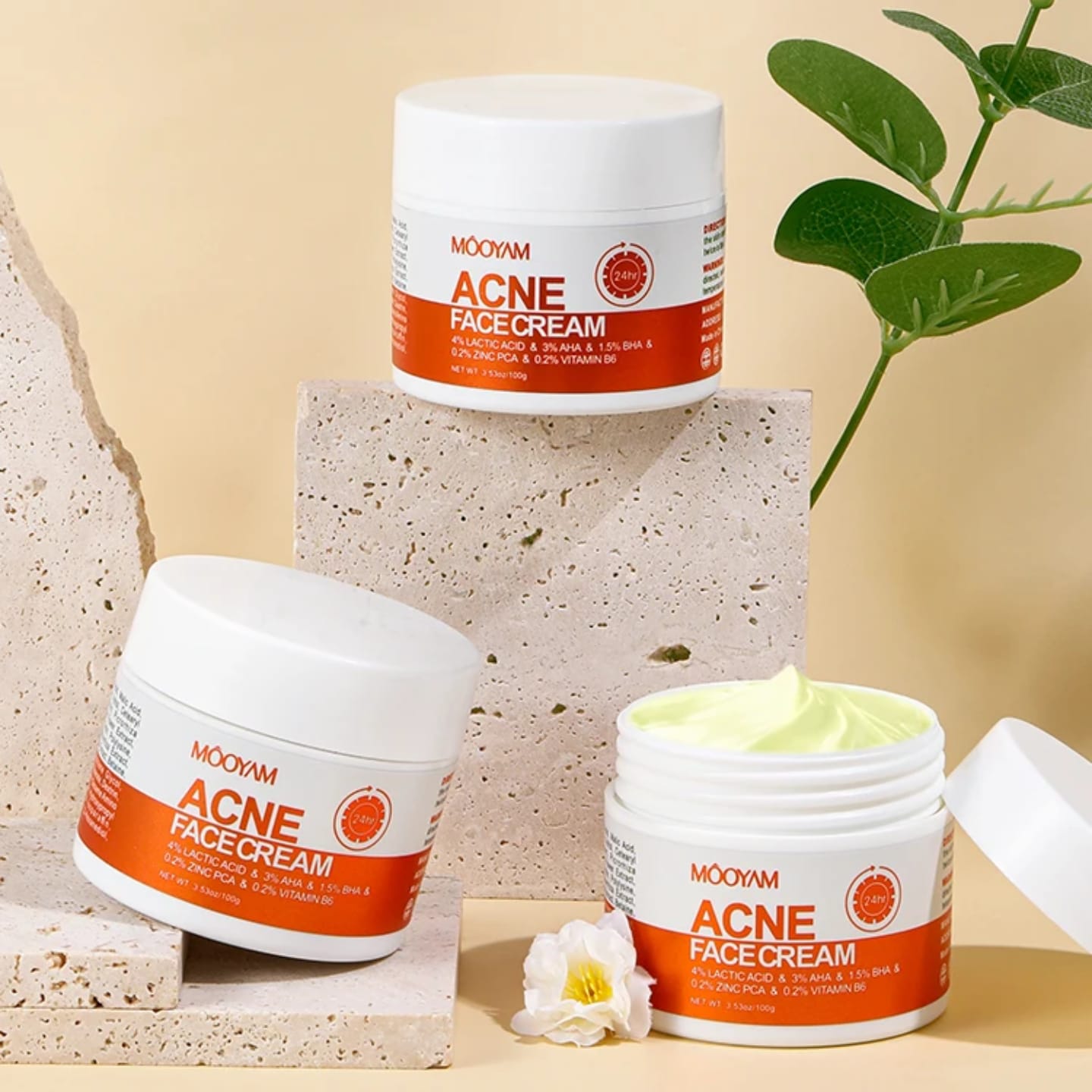 Mooyam Acne treatment Face Cream – Acne Treatment, Blemish Control, Exfoliating Cream for Clear Skin 30g Fast Delivery In Stock