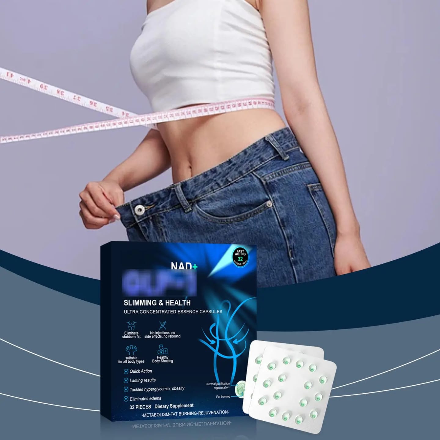 Premium Weight Loss Capsules Fat Burner for Women and Men Natural Slimming capsules Diet Supplement