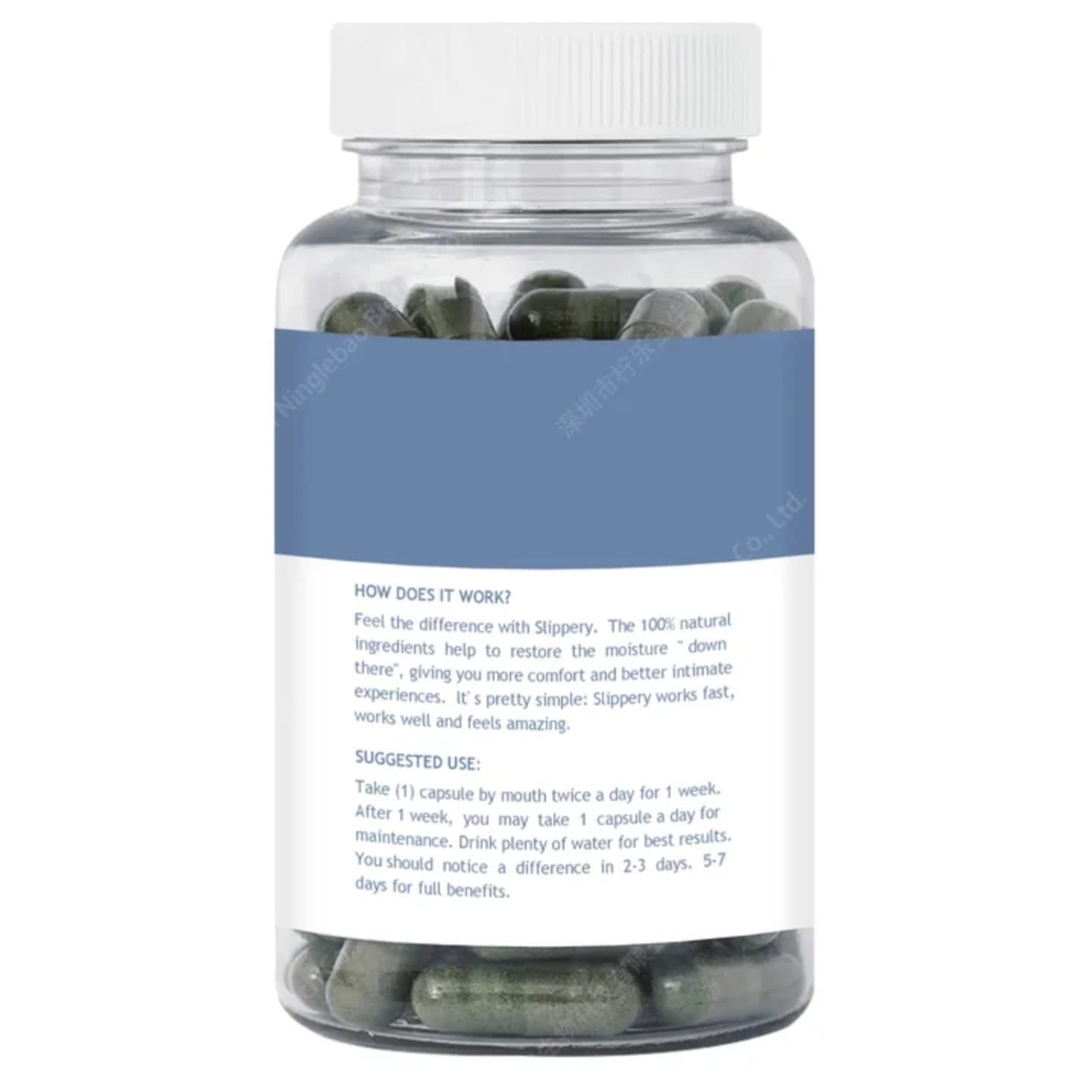 Organic Feminine Moisture Complex (Slippery Box) – 60 Dietary Supplement Capsules – 100% Natural Herbal Internal Support – Kylnn Bliss Botanical Series