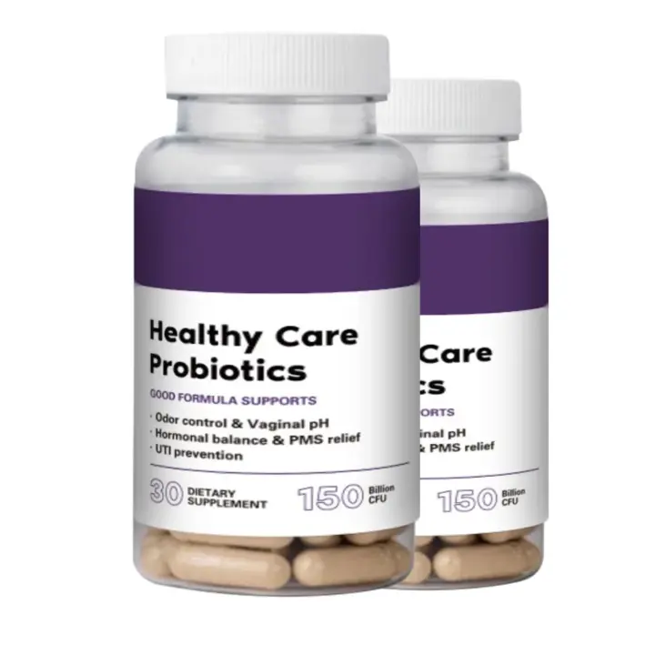 Healthy Care Probiotics for Women – 30 Capsules for Vaginal pH Balance, Hormonal Support, UTI, Odor Control, PMS relief Premium Dietary Supplement