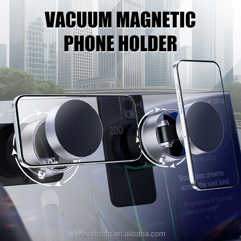 Universal Car Mount Holder for Phone - Dashboard & Windshield Air Vent Car Cradle for Smartphone - Hands-Free Driving Accessory for iPhone, Samsung, Huawei, Tecno & All Phones