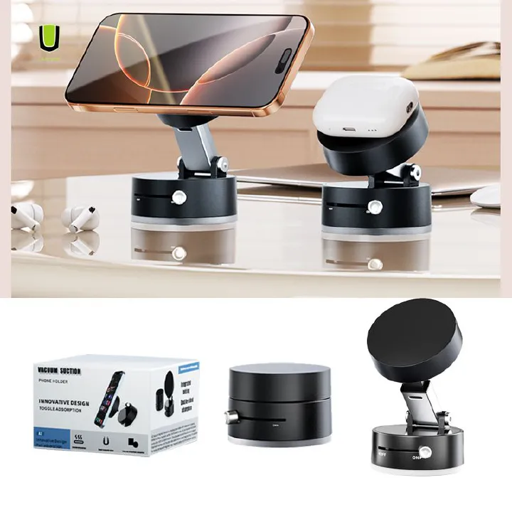 Universal Car Mount Holder for Phone - Dashboard & Windshield Air Vent Car Cradle for Smartphone - Hands-Free Driving Accessory for iPhone, Samsung, Huawei, Tecno & All Phones