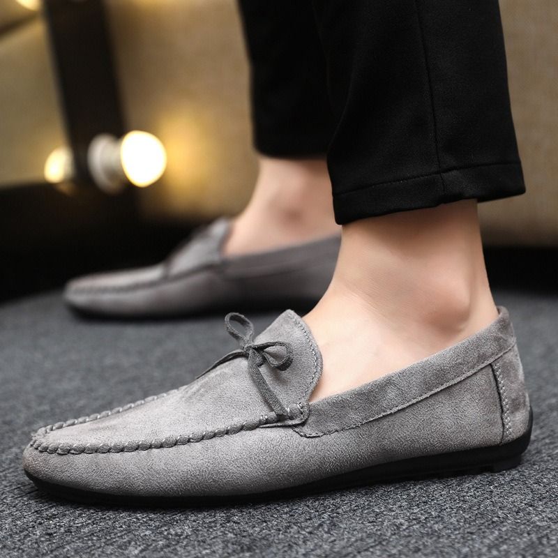 2024 Business Men's Men's Casual Trendy Shoes Wedding Groom Driving Fashion Loafer Shoes Lazy Thick Sole