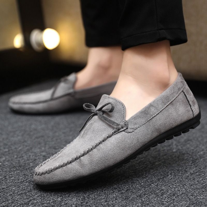 2024 Business Men's Men's Casual Trendy Shoes Wedding Groom Driving Fashion Loafer Shoes Lazy Thick Sole