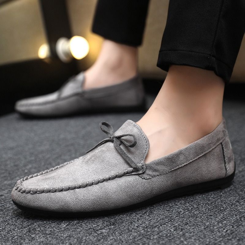 2024 Business Men's Men's Casual Trendy Shoes Wedding Groom Driving Fashion Loafer Shoes Lazy Thick Sole