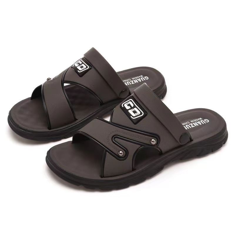 Men's SandalsSlippers for Outdoor Activities at HomeWear lightweight soft-soled sandals for breathable beach sandals for men black