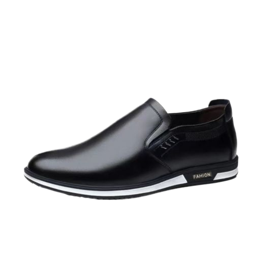 Large-size men's leather shoes soft-soled formal casual British style slip-on shoes comfortable and breathable shoes but single shoes