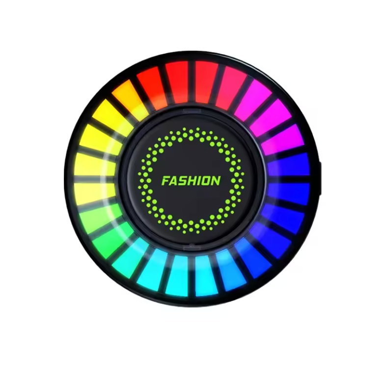 Car Air Freshener with LED RGB Lamp High Quality Truck Rhythm Fragrance Ambient Light Automobile Party Interior Accessories