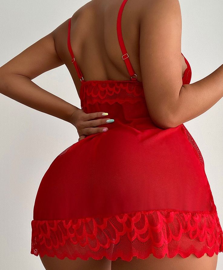 Sexy Sleepwear Night Dress Lingerie Women Nightwear Sexy Lace Temptation Underwear Nightdress women nightgown