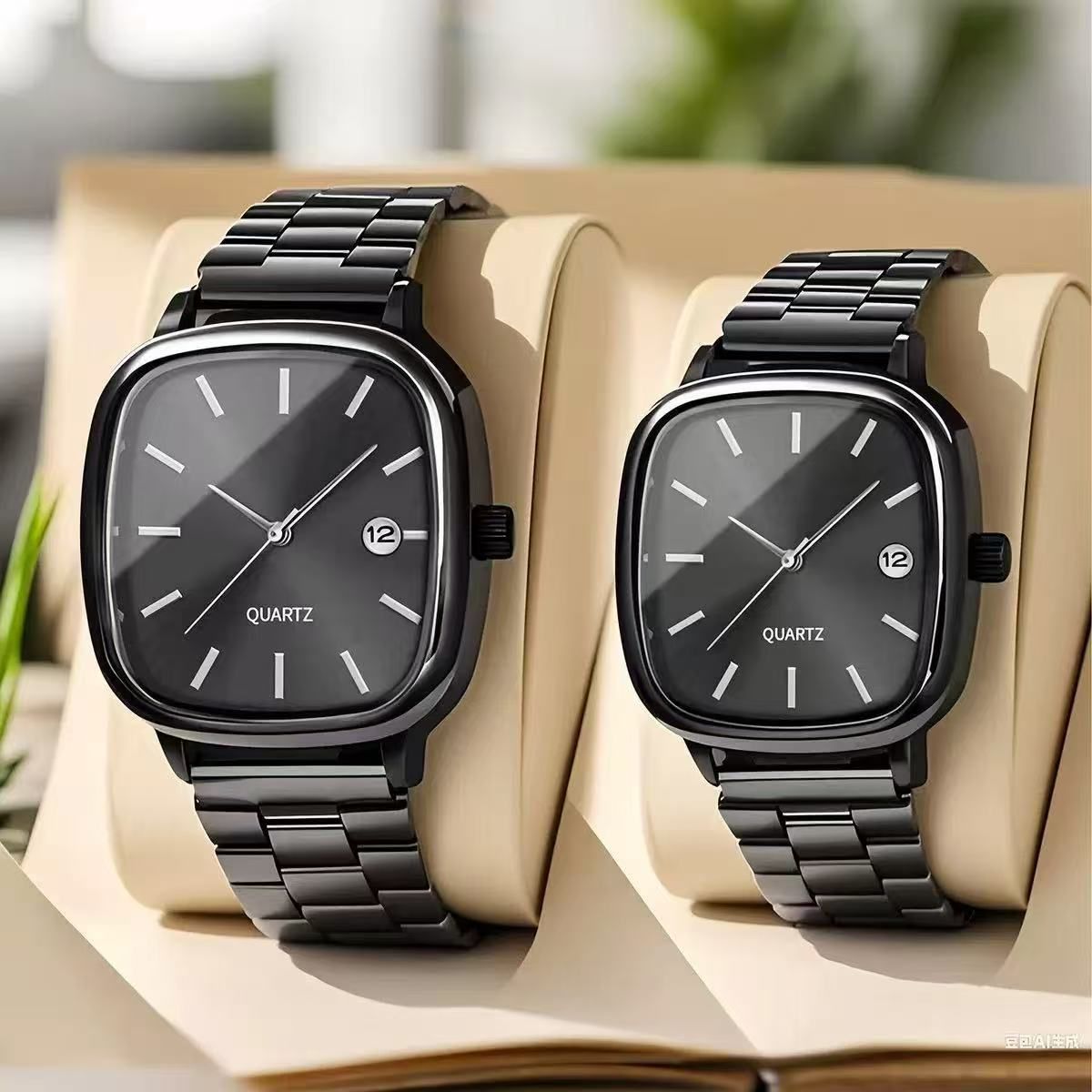 Fashion Brand Men Watch Steel Strap Business Calendar Quartz Watches Luxury Wristwatches Gift Dropshipping Big Dial Clock