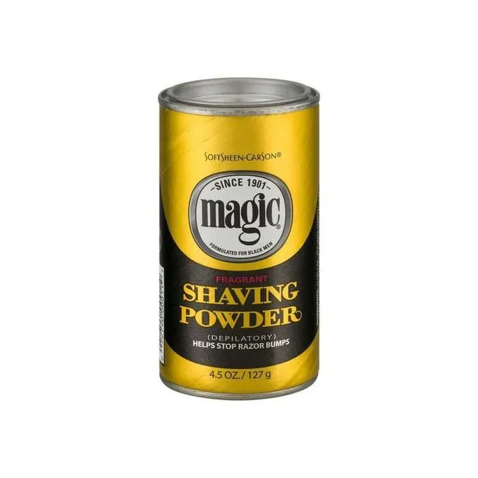Extra Strength Magic Shaving Powder helps stop razor bumps