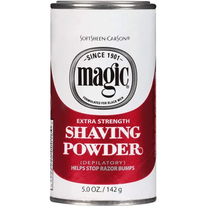 Extra Strength Magic Shaving Powder helps stop razor bumps