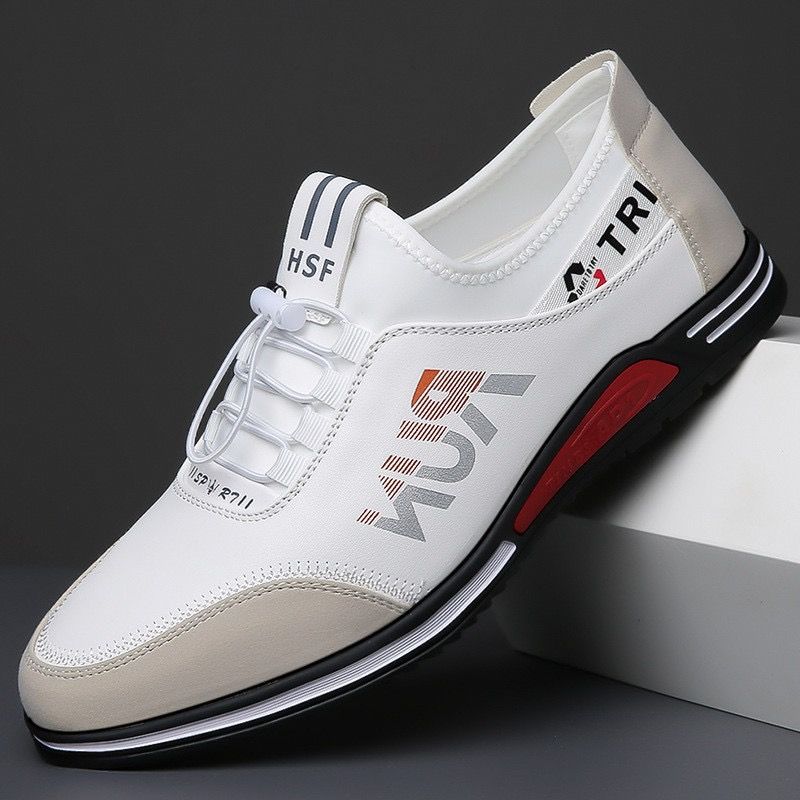 New Arrival Fashion Splicing Oxfords Business Shoes Mens Casual Loafers Driving Shoes Men's Party Slip-Ons