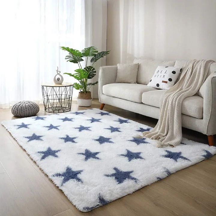 3*6  Modern Collection New Classic Carpet For Living Room Plush Rugs Fluffy 3 x 6 Soft Fluffy Bed Side Area Non-slip Rugs Floor Mat  Area Rugs
