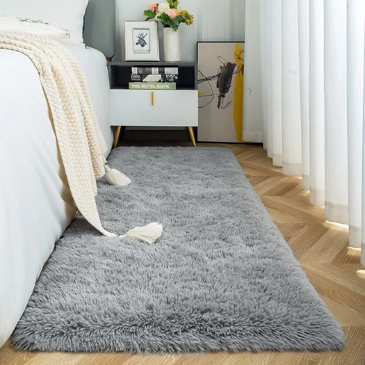 3*6  Modern Collection New Classic Carpet For Living Room Plush Rugs Fluffy 3 x 6 Soft Fluffy Bed Side Area Non-slip Rugs Floor Mat  Area Rugs