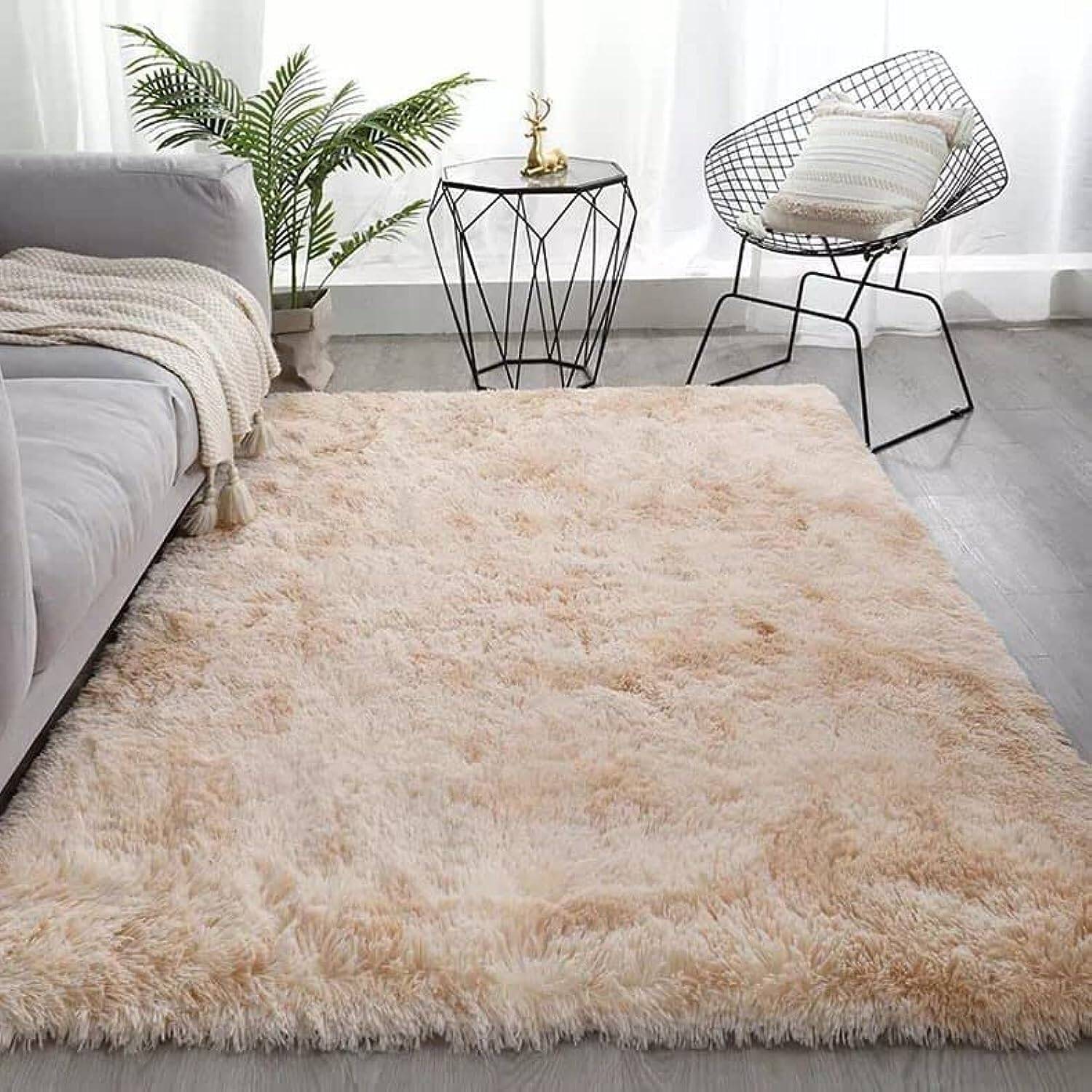 3*6  Modern Collection New Classic Carpet For Living Room Plush Rugs Fluffy 3 x 6 Soft Fluffy Bed Side Area Non-slip Rugs Floor Mat  Area Rugs