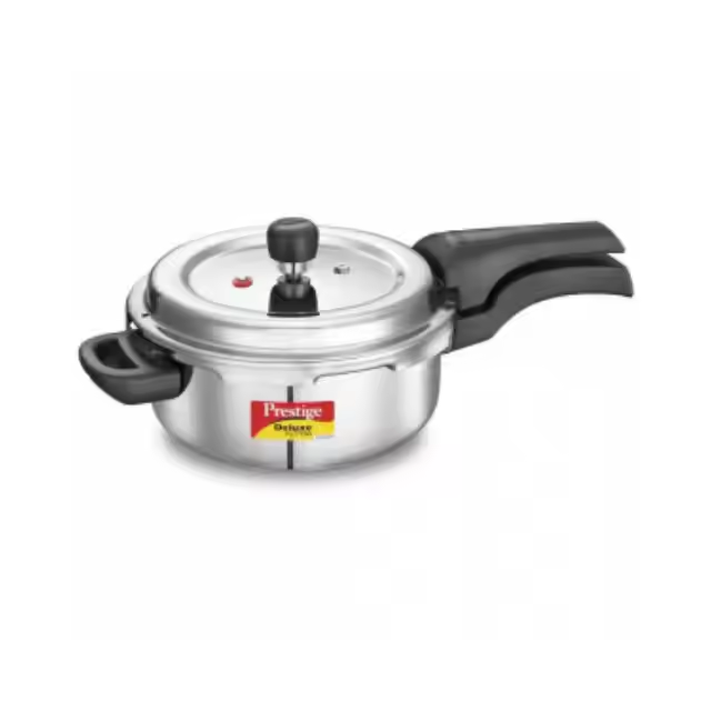 SARAL HEAVY DUTY ALUMINIUM PRESSURE COOKERS 3L.5L,7.5L,10L,12L
 Brand: Saral  Material: Aluminum Alloy, Heating: Chasis Alloy