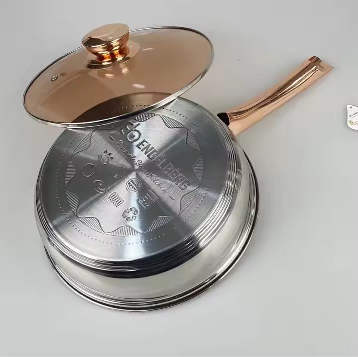 Edenberg stainless sufurias 10pcs Edenberg cookware Edenberg finest
Stove Type Compatibility; induction
Anti-scratching Handle for Kitchen 
With lid
Glass cover