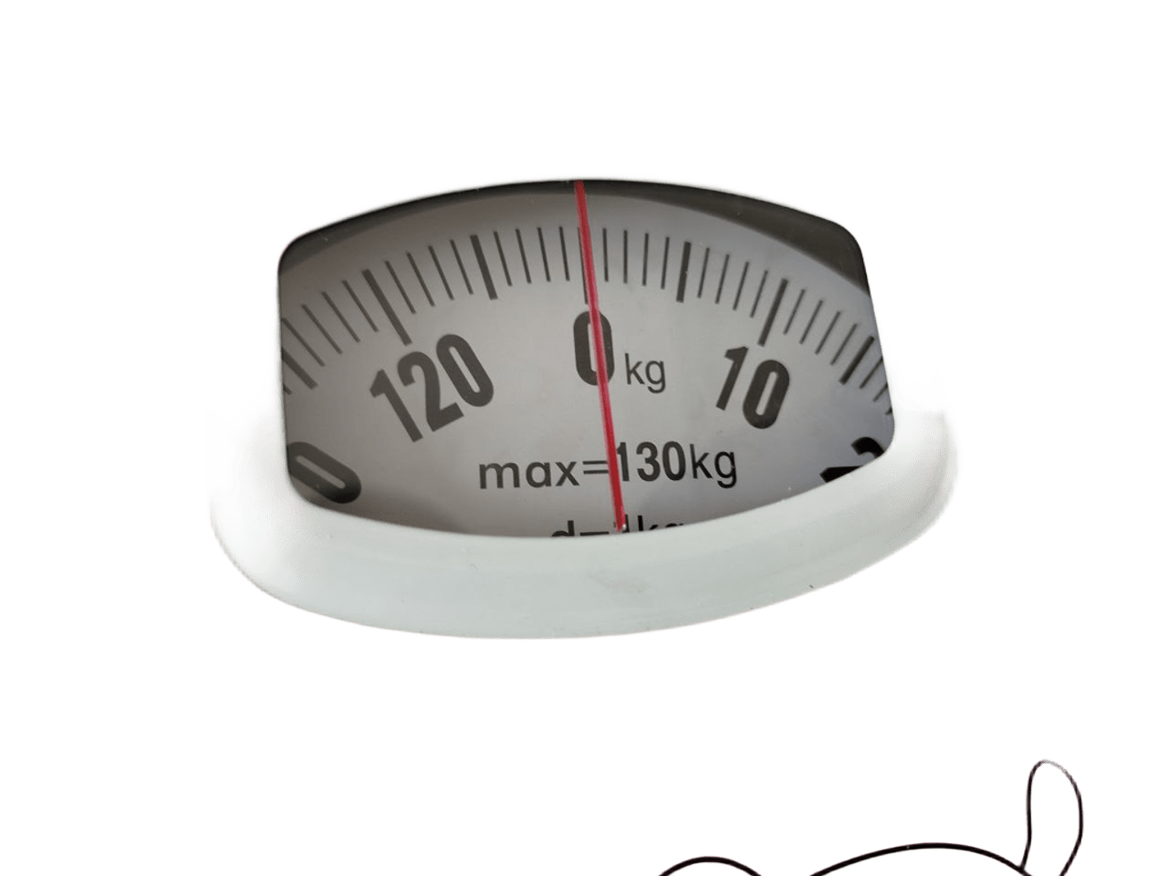 Bathroom scale for cutesy girl- pink- 130kgs limit
manual scale