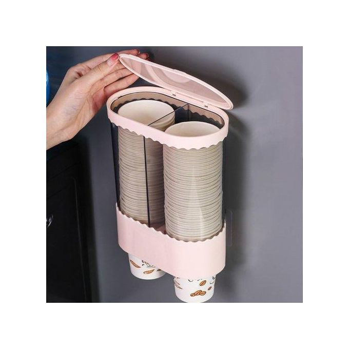 Disposable cup holder / Dispenser cup holder - Stick -on/ Office cup holder