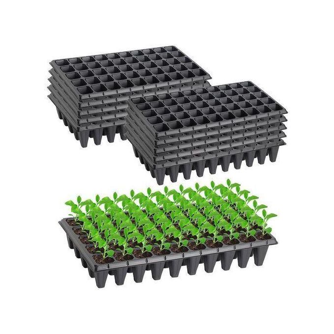 66 holes Seedling trays for planting seeds- big holes- strong durable and flexible