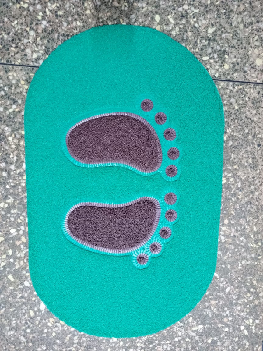 Antislip Classy spaghetti bathmat /door mat 45x75cm