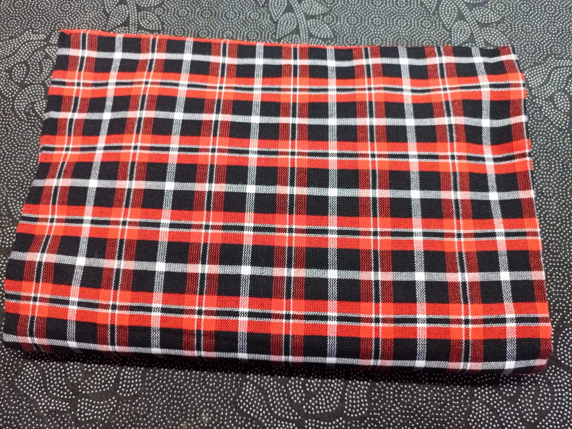 4*6 Masai Shuka;serves as a warm wrap for women, a stylish  for men, a unique tablecloth or a stylishly vivid household throw.
