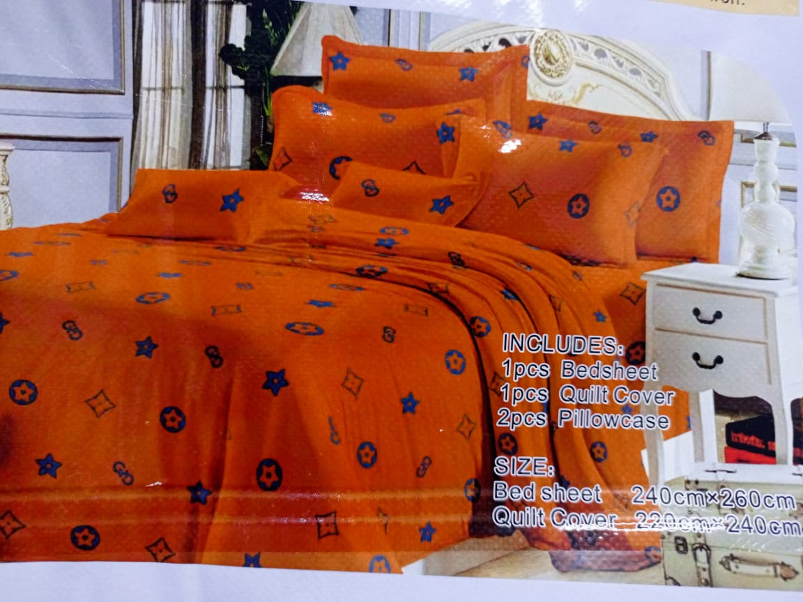 5*6 Duvet cover, 1 pc duvet cover,1 pc  bedsheet and 2 pcs pillow cases