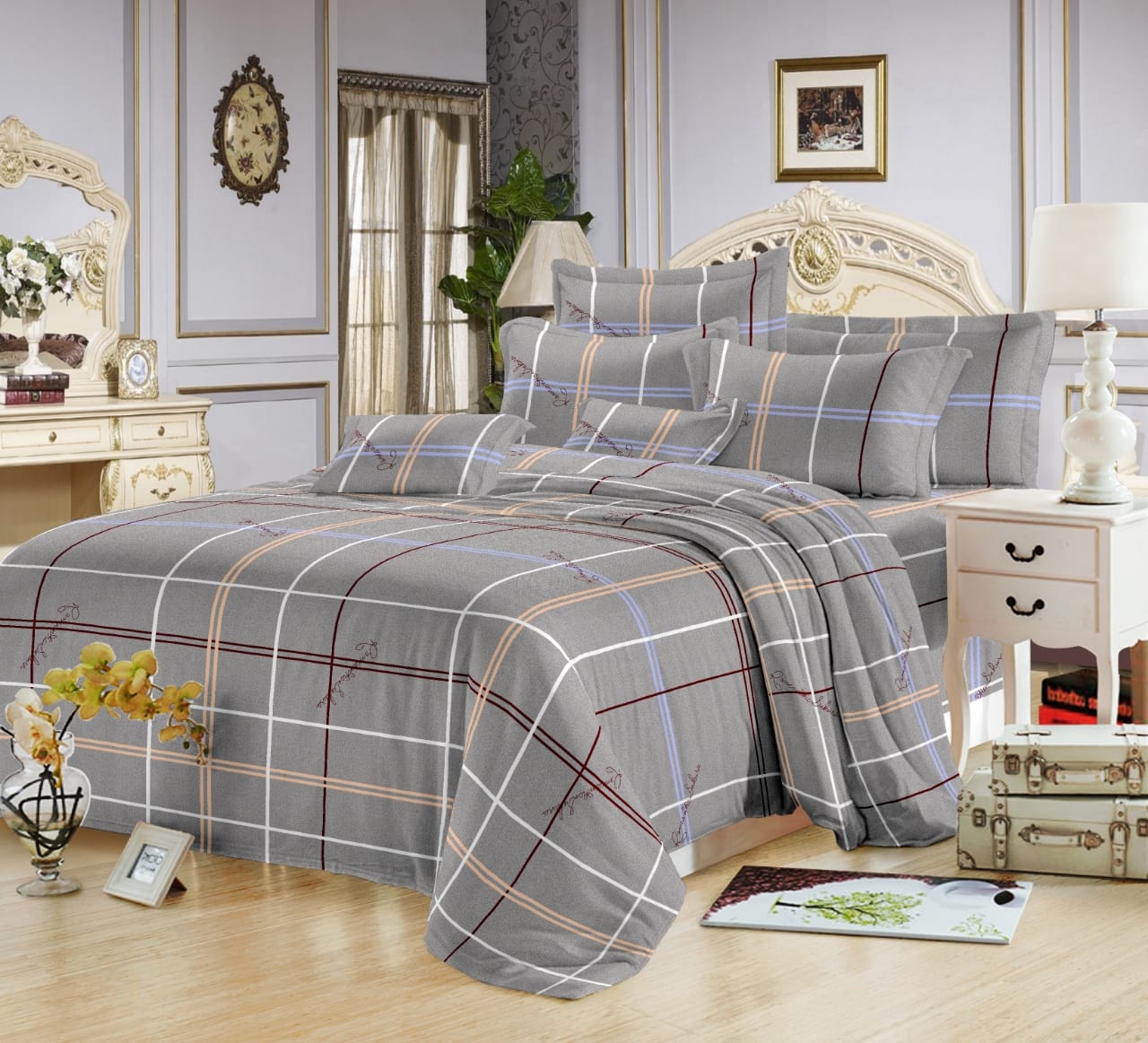 5*6 Duvet cover, 1 pc duvet cover,1 pc  bedsheet and 2 pcs pillow cases