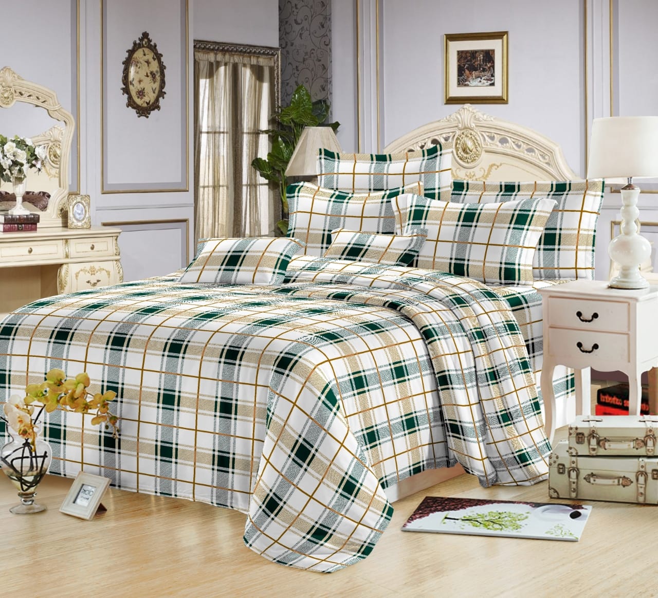 5*6 Duvet cover, 1 pc duvet cover,1 pc  bedsheet and 2 pcs pillow cases