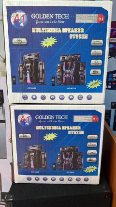 3.1ch Goldentech multimedia speaker woofer.Works with any Bluetooth-enabled deviceBluetooth is a short range wireless communication technology that is both robust and energy-efficient.