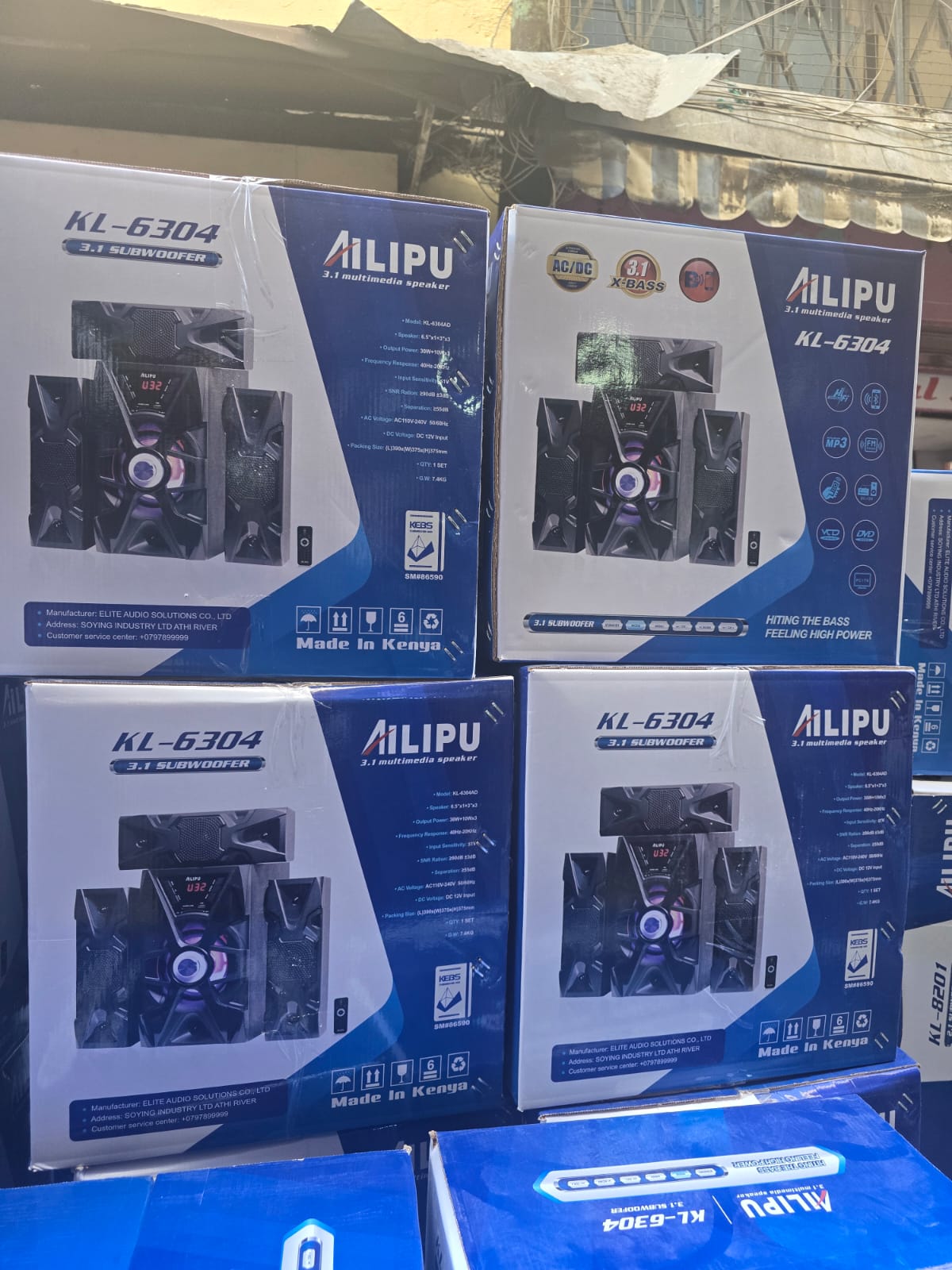 3.1ch ailipu homethearte multimedia speaker system woofer,FM radio and compatible with various sound sources• Bluetooth• tower powerful subwoofer.