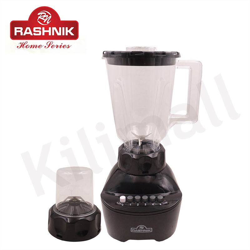 RASHNIK RN-1020  400W 2 IN 1 Powerful  4 Speed Motor with Pulse Function Mixer Blender   Stainless Steel Blades for Quick Grinding