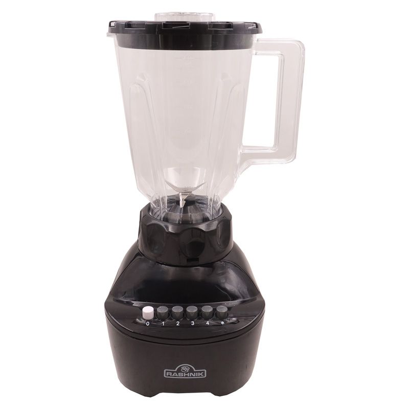 RASHNIK RN-1020  400W 2 IN 1 Powerful  4 Speed Motor with Pulse Function Mixer Blender   Stainless Steel Blades for Quick Grinding