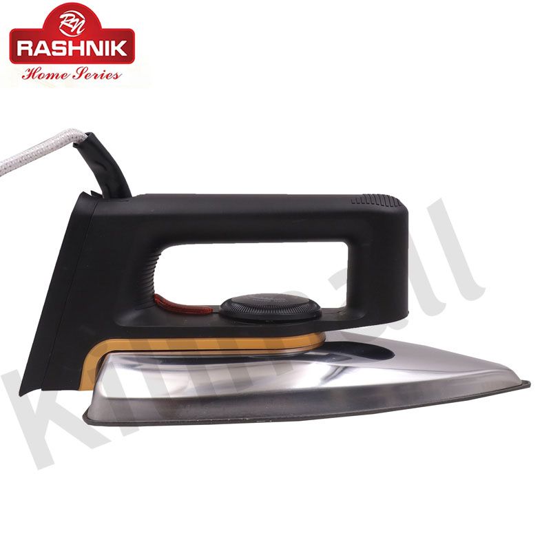 Rashnik RN- 703 1200W  Electric Dry Iron Box Non-stick Coated  Soleplate Black