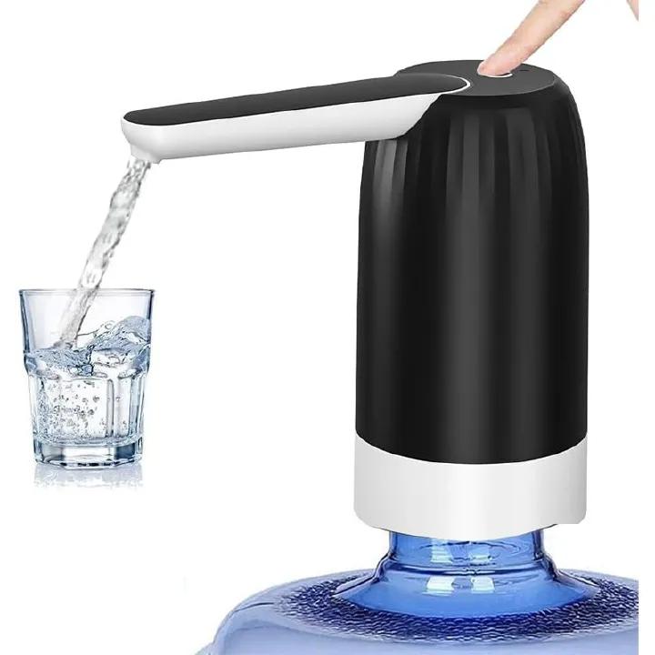 RASHNI  RN-3402 USB Charging Water Dispenser, Portable Rechargeable Electric Water Jug Pump for Universal 2-5 Gallon Bottle, Drinking Water Jug Pump for Home, Office, Camping