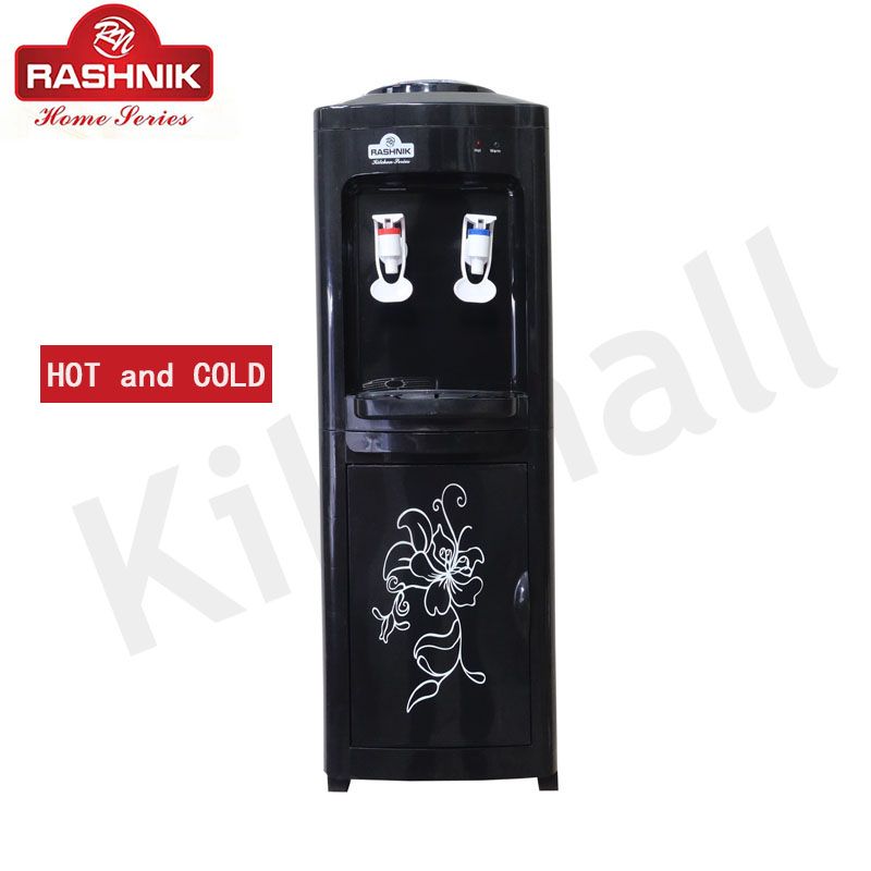 RASHNIK RN-2453 Hot And Cold Standing Water Dispenser with Storage Cabine  with Push Tap  220-240V  50/60HZ