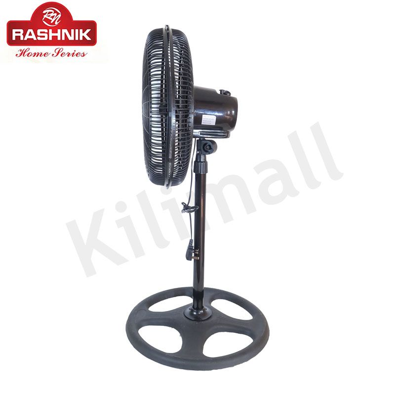RASHNIK RN-2501 18INCH  3 Speed Control With Oscillating Function Stand  Fan Low Noise and Power Efficient Floor Fans （Fan blade color random）
