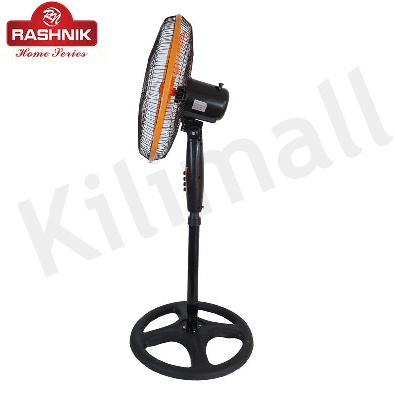RASHNIK  RN-2505 16INCH  3 Speed Control With Oscillating Function Stand  Fan Low Noise and Power Efficient Floor Fans