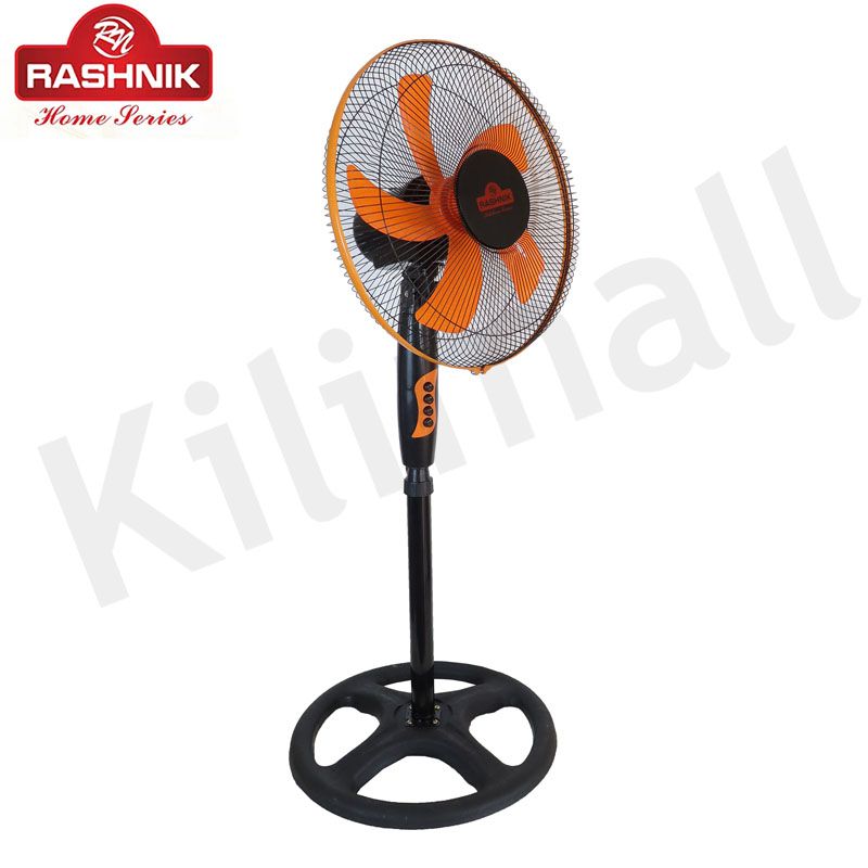 RASHNIK  RN-2505 16INCH  3 Speed Control With Oscillating Function Stand  Fan Low Noise and Power Efficient Floor Fans