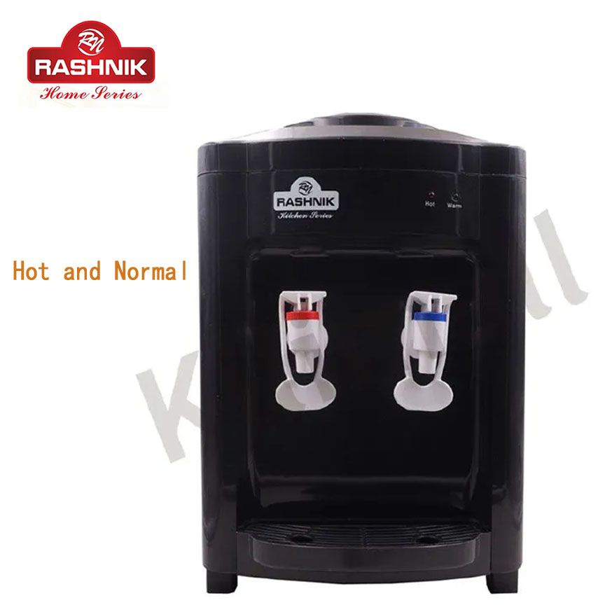 RASHNIK RN-2456 Top Loading  Hot and Normal Water Dispenser Countertop Water Dispenser for 3 to 5 Gallon Bottles for Home Kitchen Offices Dorm